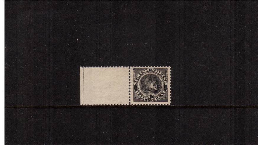 c Black<br/>
A stunning superb unmounted mint left side marginal single. 
<br/><b>QYQ</b>