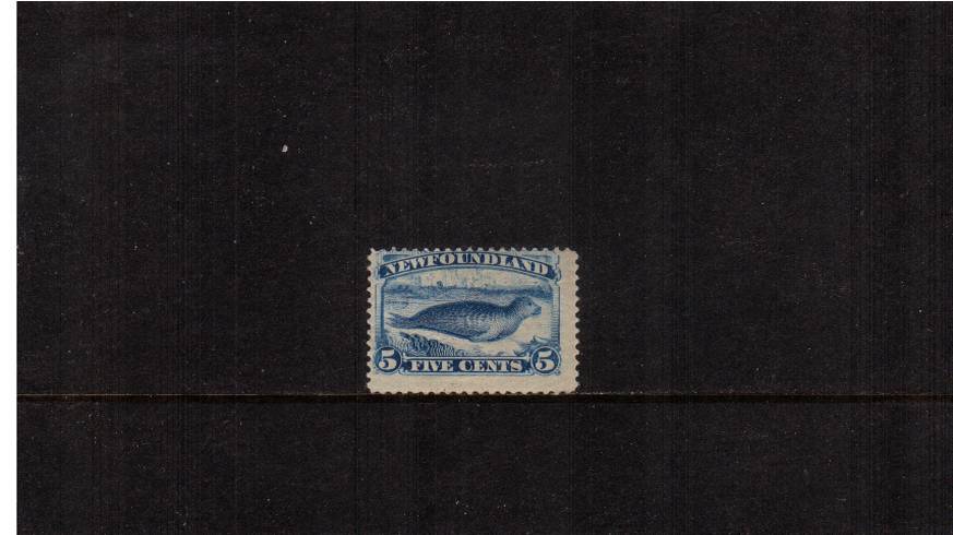 5c Bright Blue<br/>
A lightly mounted mint single slightly centered to the left. SG Cat 80
<br/><b>QYQ</b>