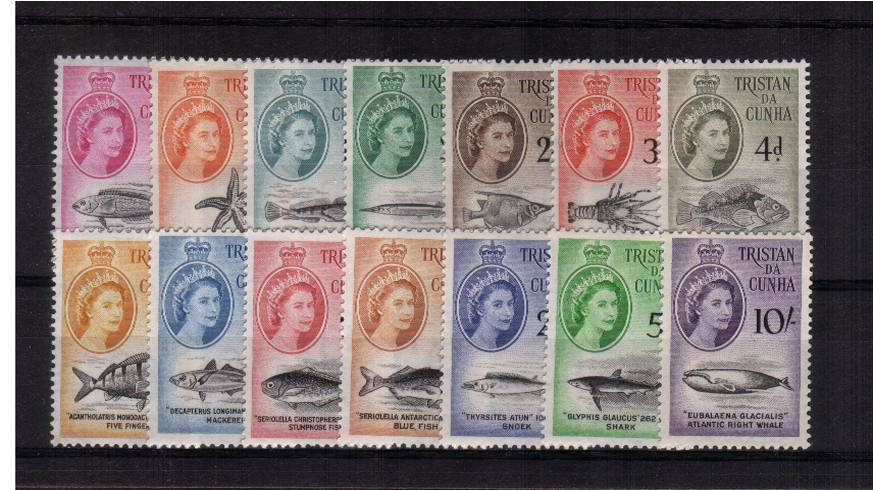 Marine LIfe<br/>The sterling set of fourteen superb unmounted mint.
<br/><b>UAU</b>