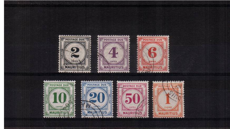 A superb fine used set of seven. Scarce set!<br/><b>UDX</b>