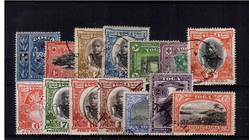 A lovely superb fine used set of fourteen. Scarce set used!
<br/><b>UDX</b>