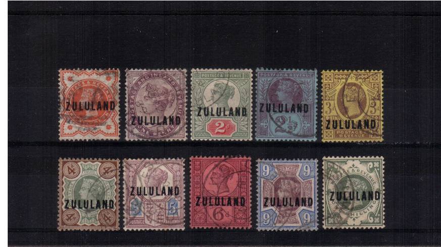 A very fine used set of ten to the 1/- value. Superb! SG Cat 615
<br/><b>UDX</b>