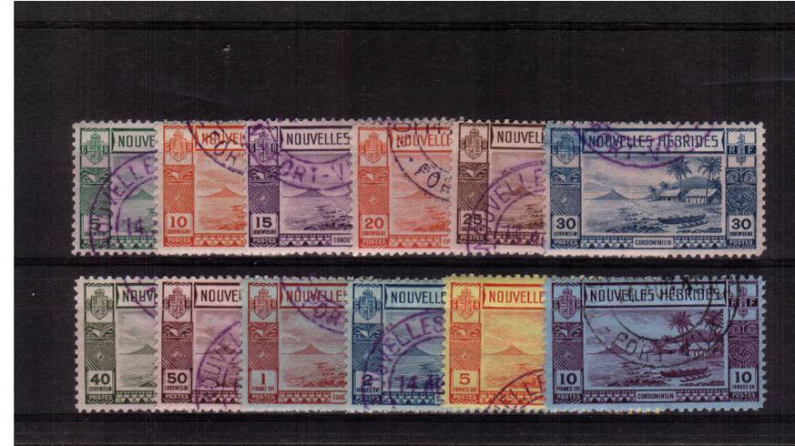 A superb fine used set of twelve. A scance set genuinely used. SG Cat 350 
<br/><b>UDX</b>