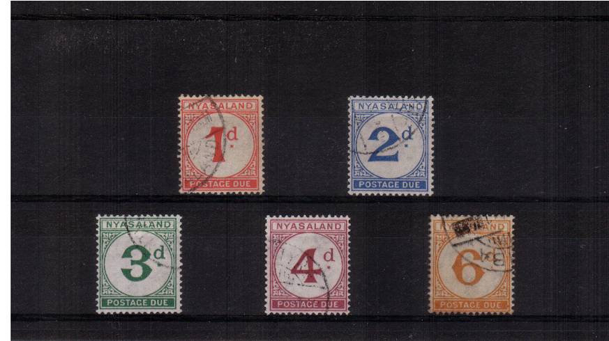 The POSTAGE DUE set of five superb fine used. SG Cat 250
<br/><b>UDX</b>