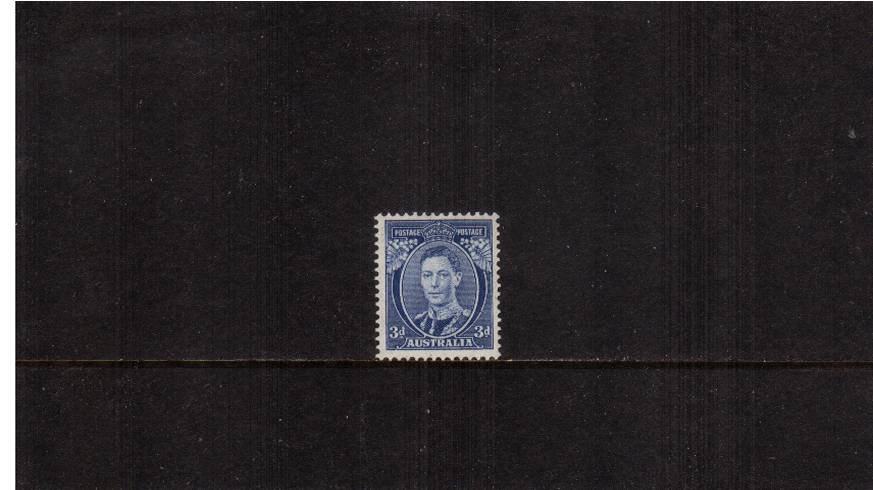 3d Blue - Die II - Ordinary Thin paper<br/>
A superb unmounted mint single. A scarce stamp.<br/><b>UEU</b>