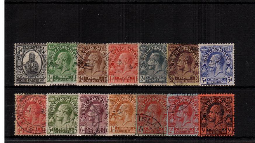 A superb fine set of fourteen each with a selected fine cancel. SG Cat 250
<br/><b>UEU</b>