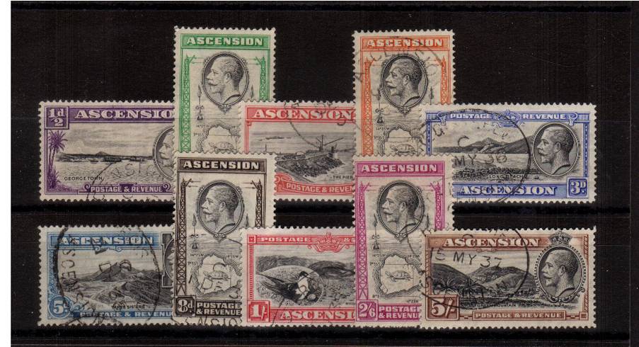 The Pictorials set pg ten.<br/>A lovely superb fine used set with each stamp having a selected cancel.<br/><b>UJU</b>