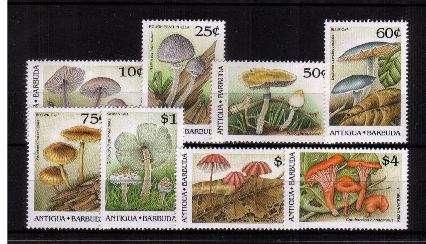 Funghi - Mushrooms<br/>
A superb unmounted mint set of eight