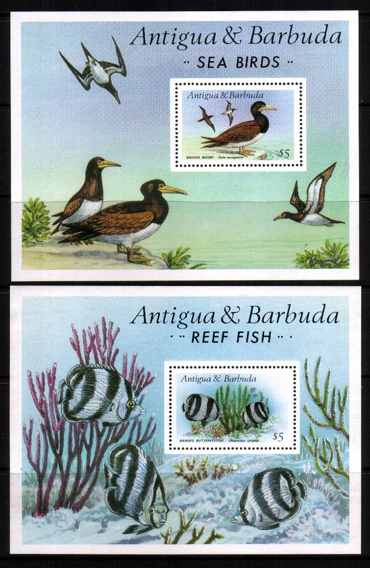 Marine Life<br/>Pair of 
minisheets superb unmounted mint.