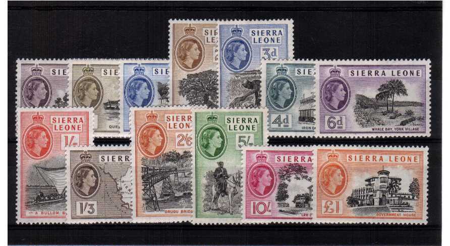 A superb unmounted mint set of thirteen.<br/><b>QQV</b>