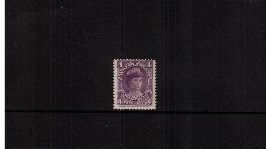 4c Violet - Queen Mary<br/>
A no gum bright and fresh stamp. SG Cat 35