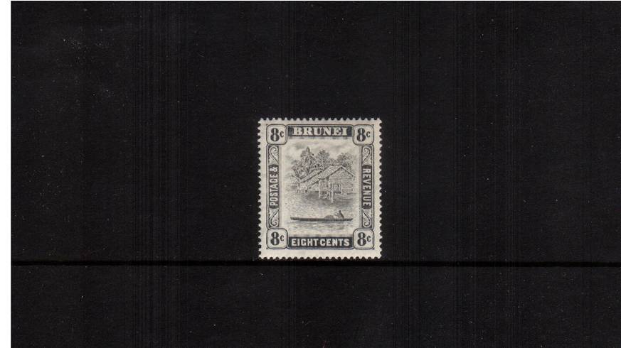8c Grey-Black<br/>
A superb unmounted mint single. SG Cat for mounted �
<br/><b>QDX</b>