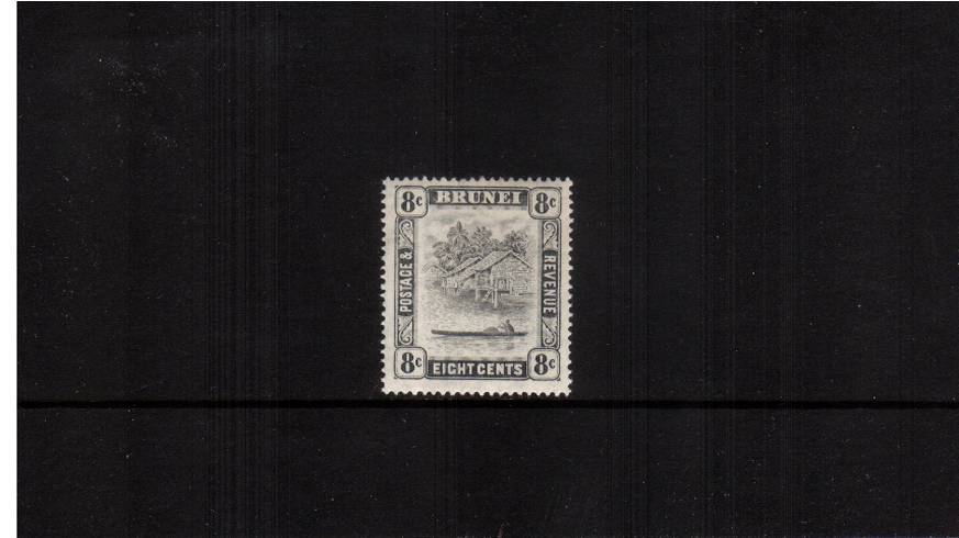 8c Grey-Black<br/>
A fine lightly mounted mint single. SG Cat 16
<br/><b>QDX</b>