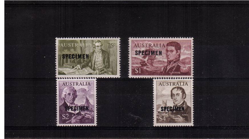 The Decimal High Values ''Navigators'' set of four very lightly mounted mint.<br/><b>QDX</b>