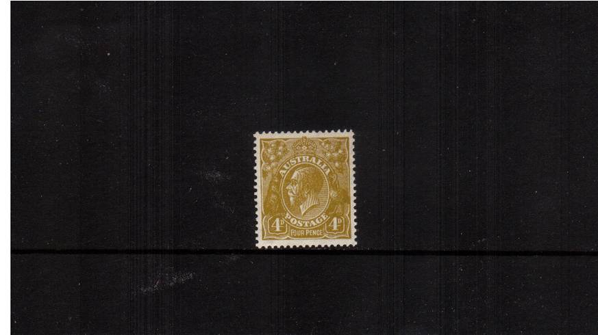 4d Yellow-Olive<br/>A superb unmounted mint single
<br/><b>QDX</b>