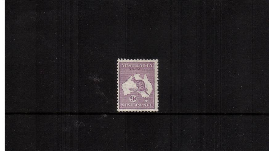 9d Violet - Crown C of A watermark<br/>A superb unmounted mint single
<br/><b>QDX</b>