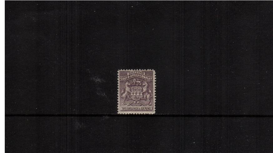 2/6d Grey Purple<br/>
A superb very lightly mounted mint single with full gum. SG Cat 50
<br/><b>QDX</b>
