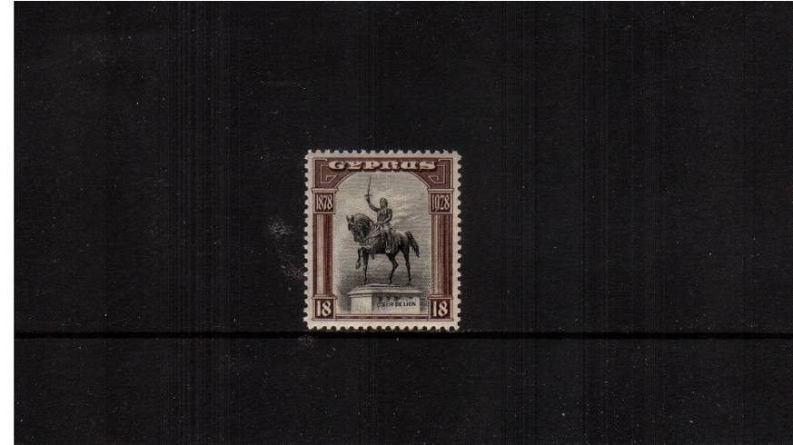 50th Anniversary of British Rule<br/>
18p Black and Brown single superb unmounted mint.


<br/><b>QDX</b>