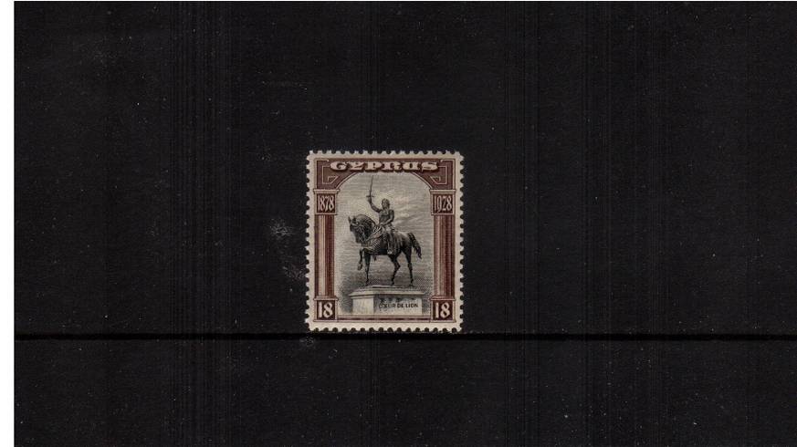 50th Anniversary of British Rule<br/>
18p Black and Brown single superb unmounted mint.


<br/><b>QDX</b>