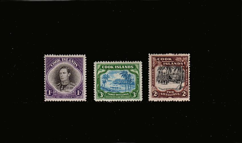 A fine lightly mounted mint set of three. SG Cat 85
<br/><b>QHX</b>