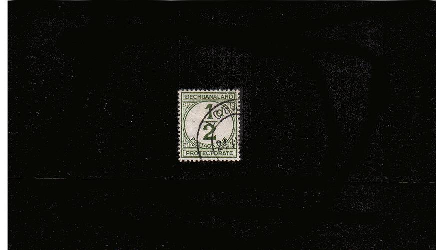 d Sage-Green POSTAGE DUE superb fine used. SG Cat 48

<br/><b>QHX</b>