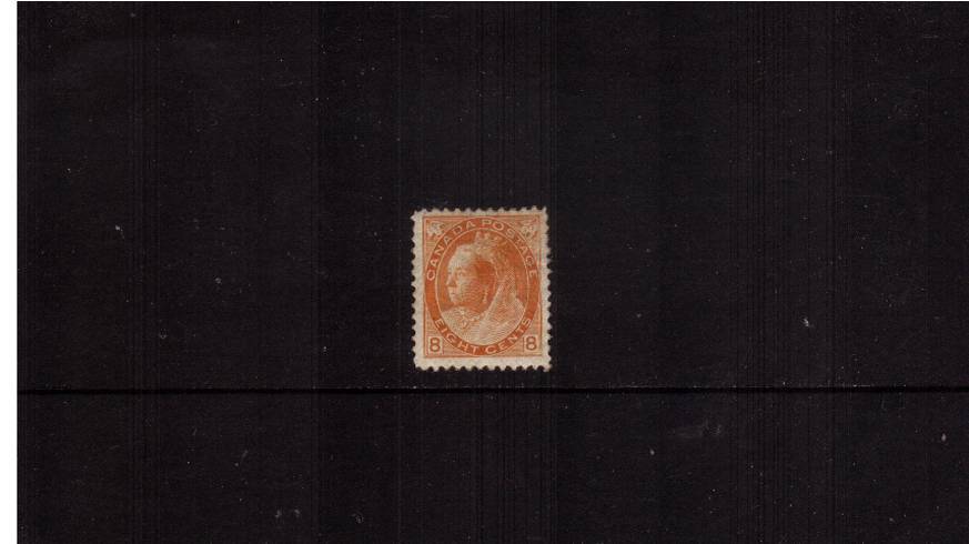 8c Brownish Orange ''Numeral Issue''<br/><b>QJX</b>A lightly mounted mint single. SG Cat 120