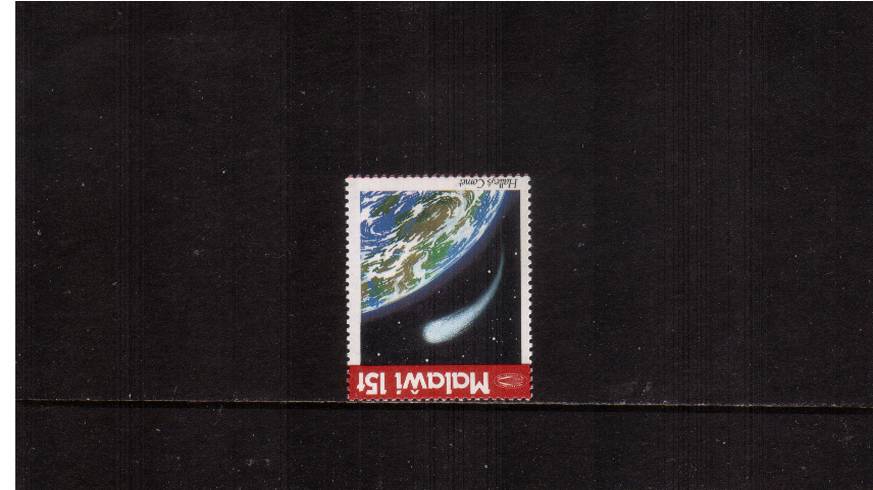 Appearance Halley's Comet<br/>
The 15t single with INVERTED WATERMARK superb unmounted mint