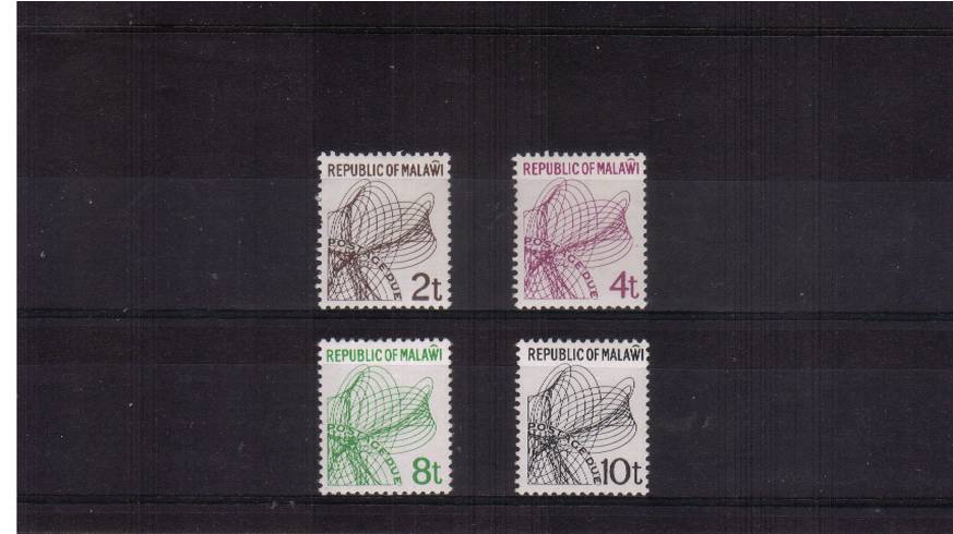 The POSTAGE DUE set of four lightly mounted mint
