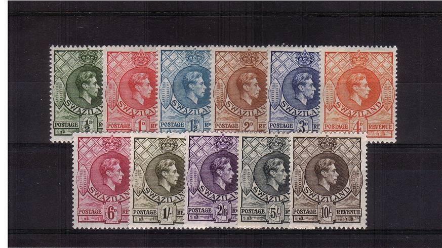 The George 6th basic set of eleven superb unmounted mint.
<br/><b>QNX</b>