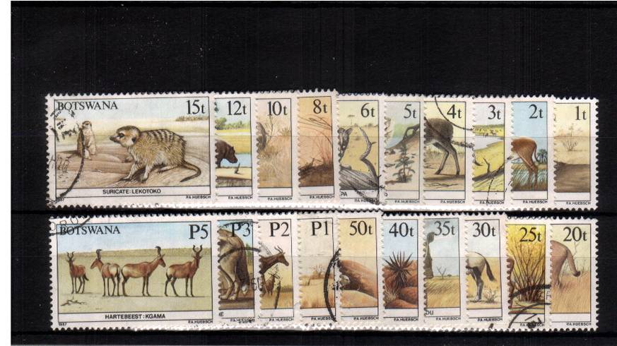 Animals - A superb fine used set of twenty.