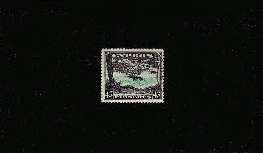 45pi Green and Black<br/>
A superb fine used single. SG Cat 90
<br/><b>QPX</b>
