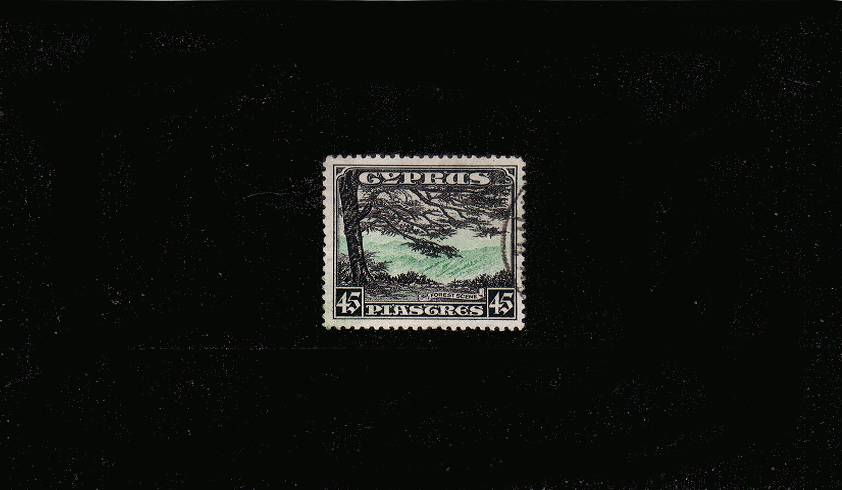 45pi Green and Black<br/>
A superb fine used single. SG Cat 90
<br/><b>QPX</b>