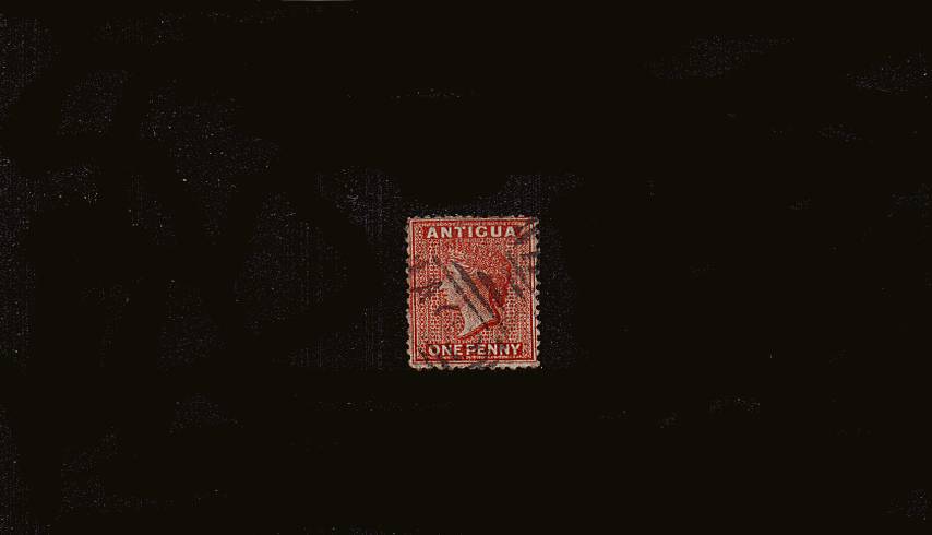 1d Scarlet - Watermark Crown CC - Perforation 12�br/>
A good used stamp. SG Cat �.00
