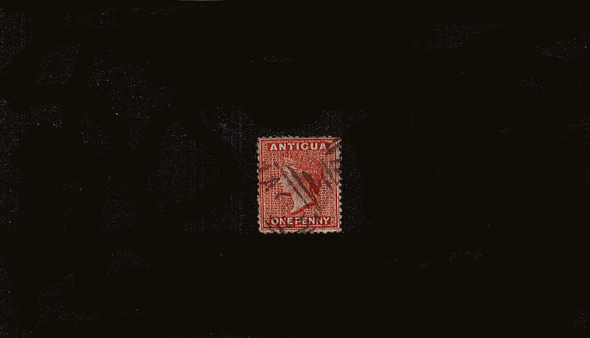 1d Scarlet - Watermark Crown CC - Perforation 12<br/>
A good used stamp. SG Cat 24.00