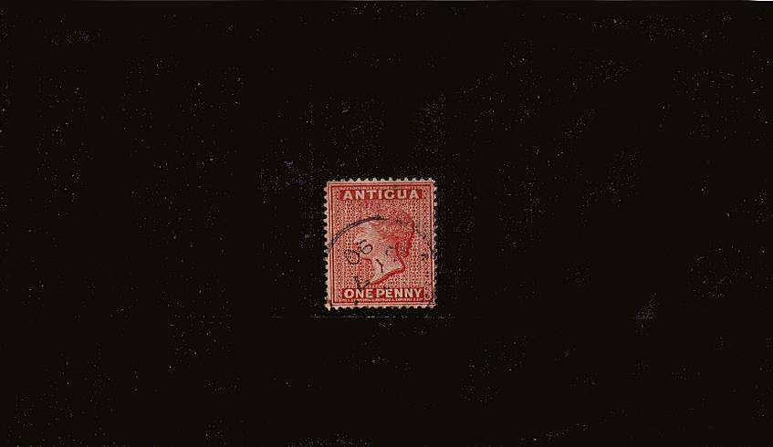 1d Rose - Watermark Crown CA - Perforation 14<br/>
A superb fine used single cancelled with a crisp CDS dated JY 7 90. SG Cat �