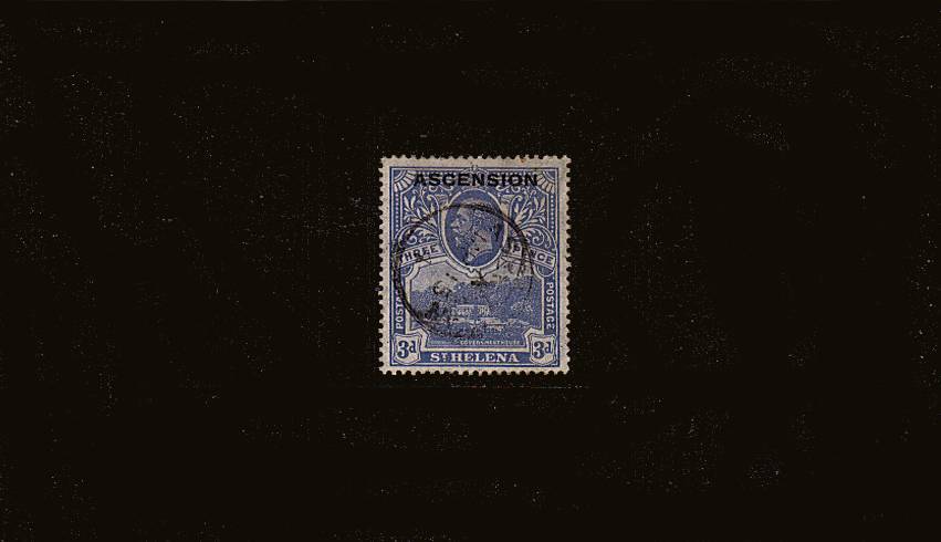 3d Bright Blue<br/>
A superb fine used single. SG Cat 30