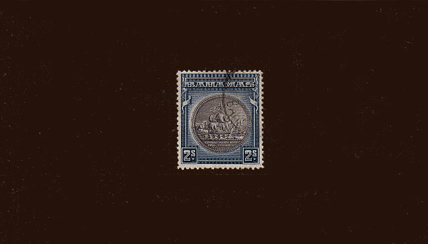 2/- Slate-Purple and Deep Ultramarine<br/>
A fine used single. SG Cat 35