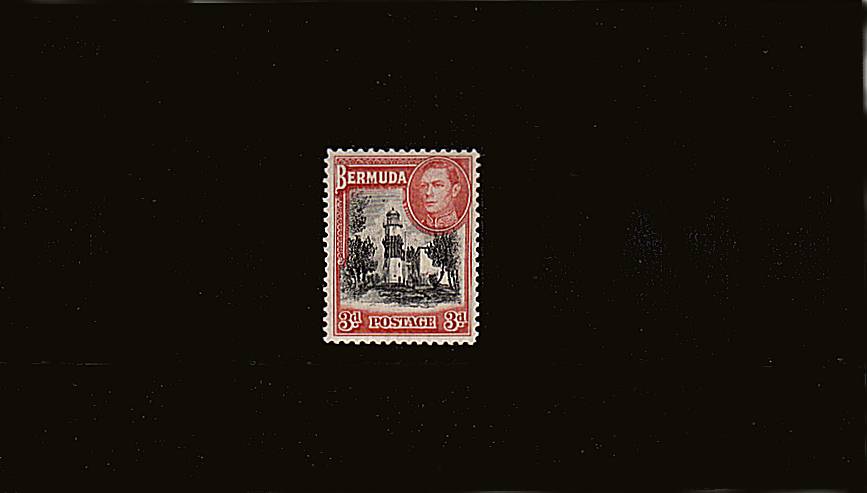 3d Black and Rose-Red <br/>superb unmounted mint single. SG Cat �
<br/><b>QQH</b>