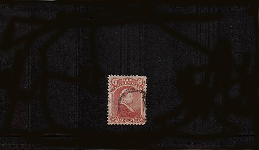 6c Rose - Perforation 12<br/>
A fine used bright and fresh single. SG Cat 32


<br/><b>QQQ</b>