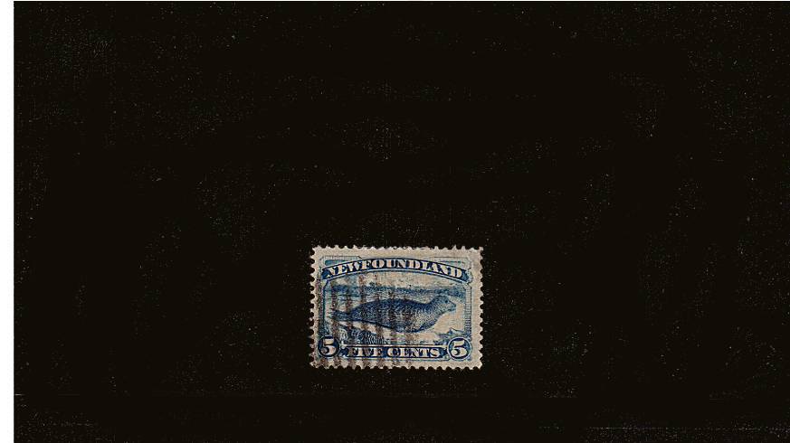 5c Pale Dull Blue<br/>
A good used stamp. SG Cat 10

<br/><b>QQQ</b>