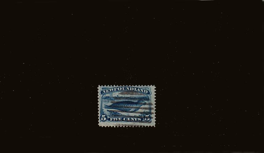 5c Deep Blue<br/>
A fine used single. SG Cat 5.50 
<br/><b>QQQ</b>