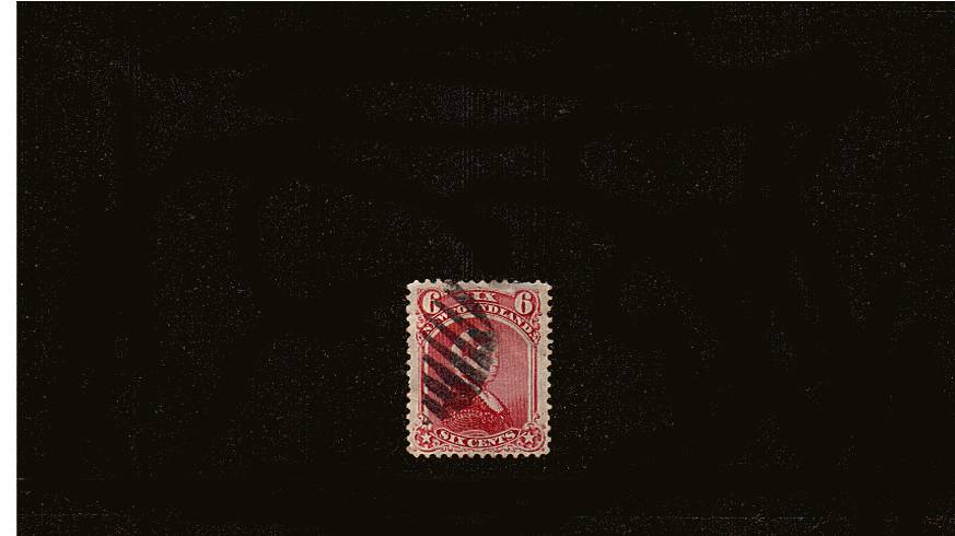 
6c Crimson-Lake<br/>
A good used single. SG Cat 29
<br/><b>QQQ</b>