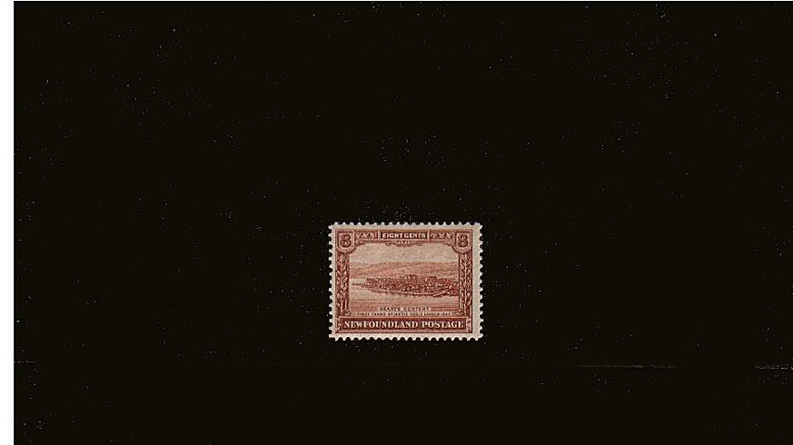 8c Red Brown<br/>
A lightly mounted mint single. SG Cat 13<br/><b>QQQ</b>
