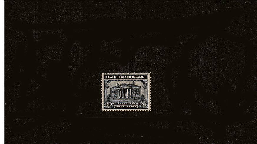 20c Grey-Black - Line Perforation<br/>
A lightly mounted mint single. SG Cat 10<br/><b>QQQ</b>