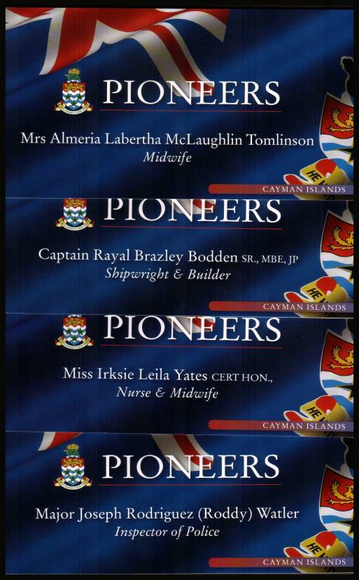 Complete set of four ''Pioneers''Booklets.<br/>
SG Cat 62.00