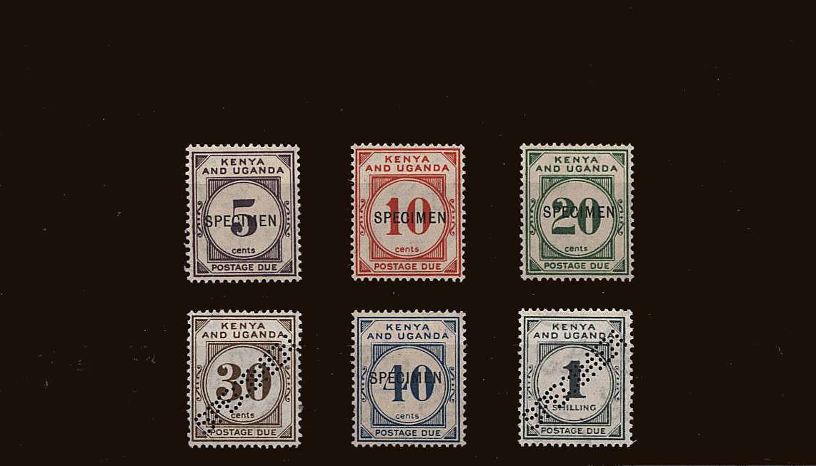 A fine and fresh SPECIMEN set of six lightly mounted mint.
<br/><b>QQR</b>