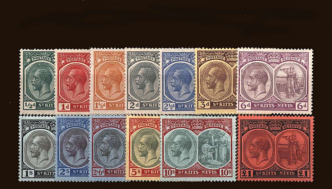 A fine lightly mounted mint set of thirteen. A bright and fresh set.<br/>SG Cat £350
<br/><b>QQR</b>