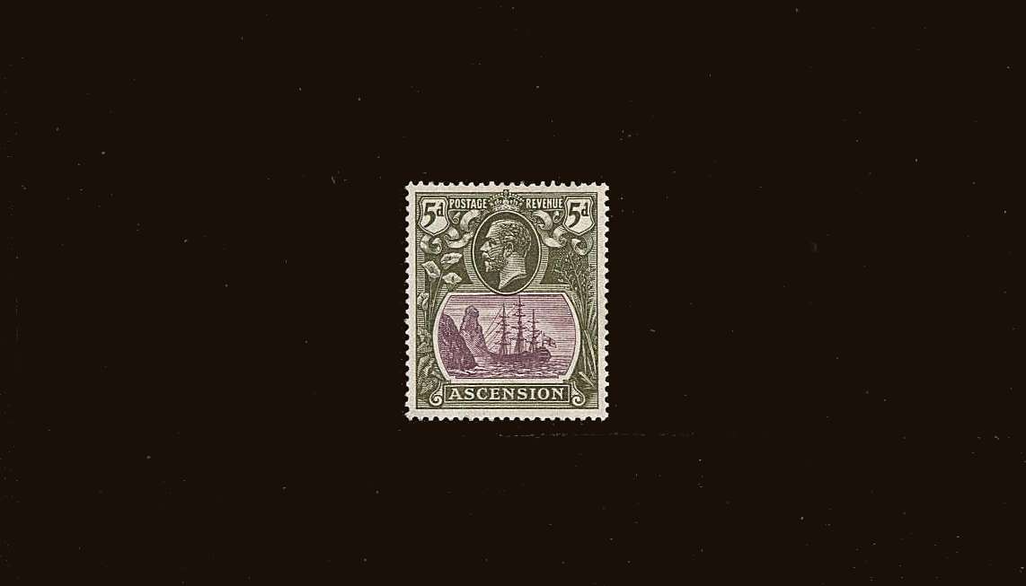 5d Purple and Olive-Green<br/>
A superb unmounted mint single.