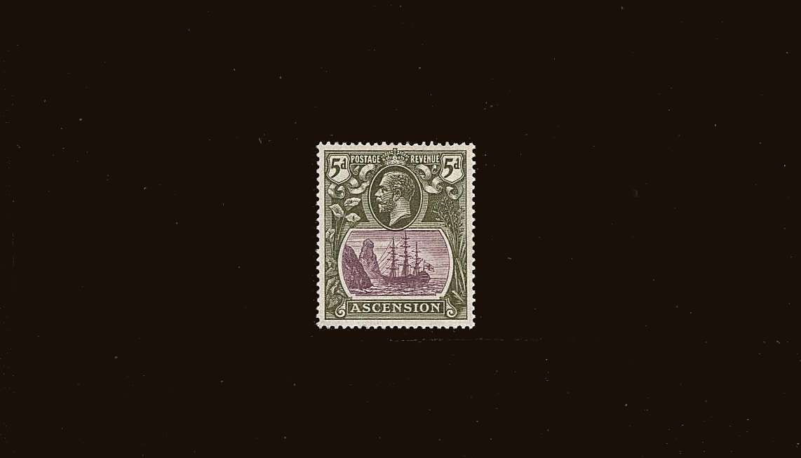 5d Purple and Olive-Green<br/>
A superb unmounted mint single.