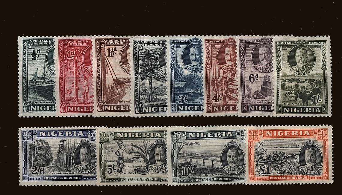 The Pictorials set of twelve superb unmounted mint.<br/>Rare unmounted mint!
<br/><b>QQU</b>